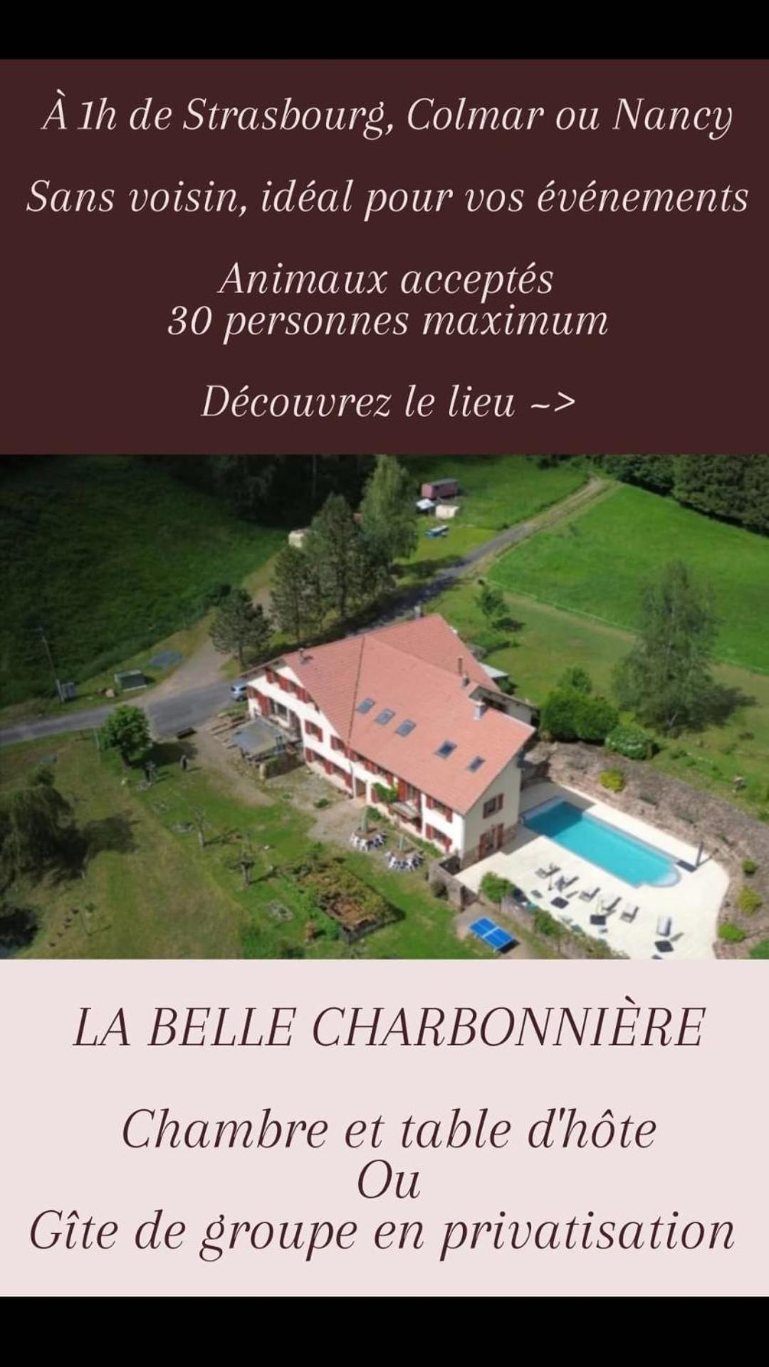 La Belle Charbonniere Hotel La Grande Fosse Bagian luar foto